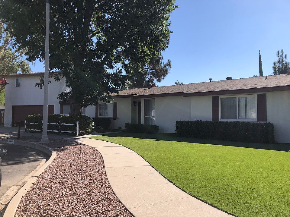 Sidewalk view of front of house.
