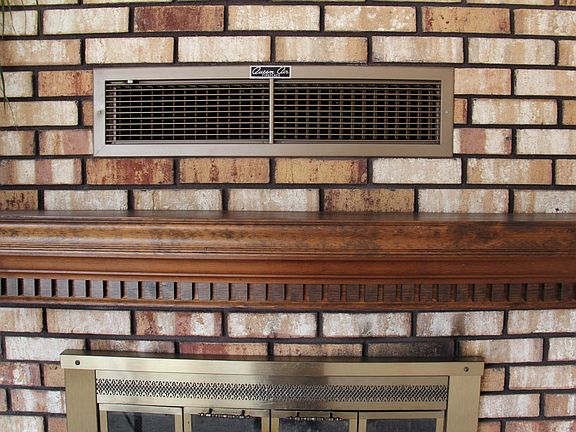 Fireplace has blower (good for heating house)