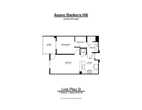 Floor plan Plan B