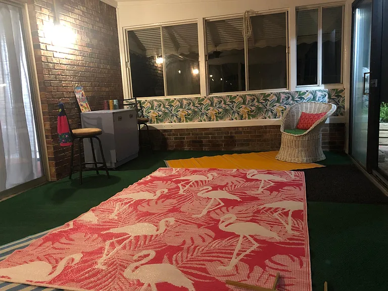 Enclosed sun porch