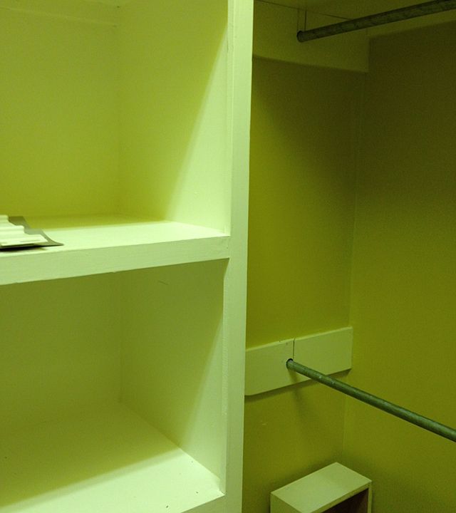 Large walk in closet view 1