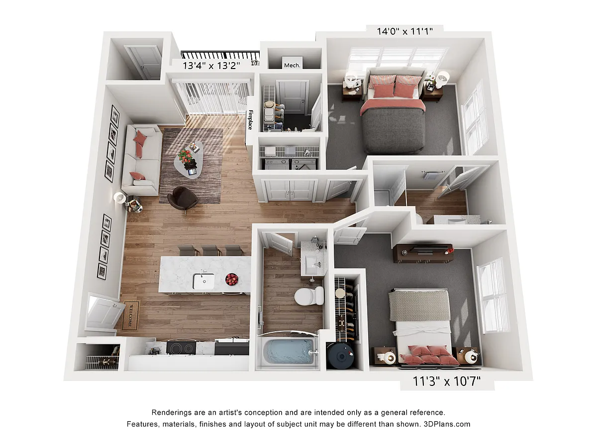 Floor plan Briar I