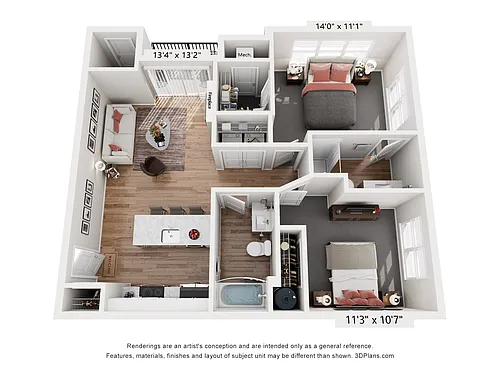 Floor plan Briar I