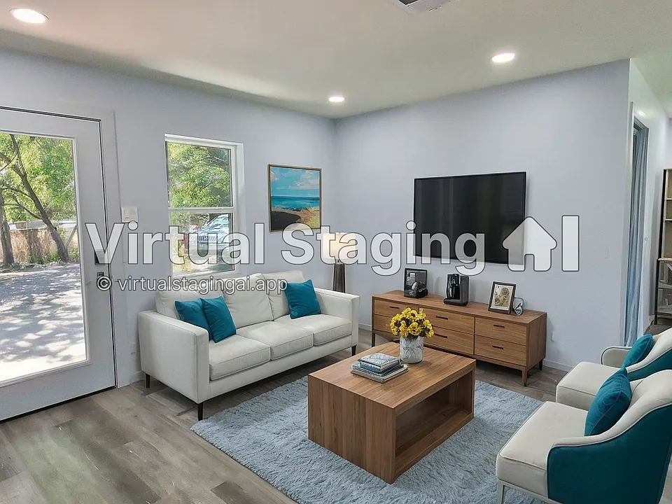Living room spacious enough for your furniture