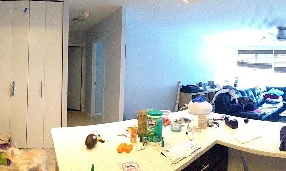 View from kitchen