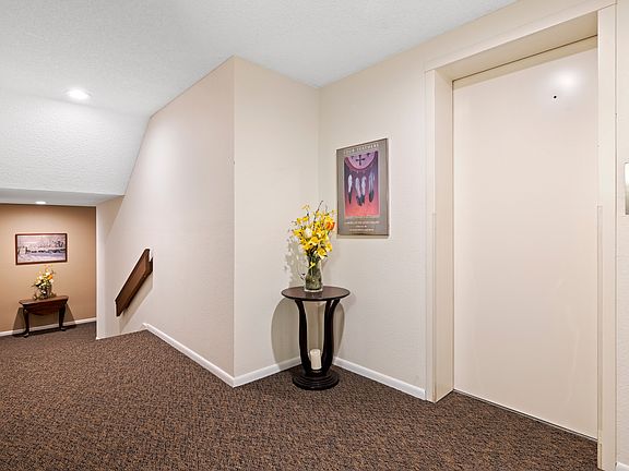 Use the elevator or take the stairs.