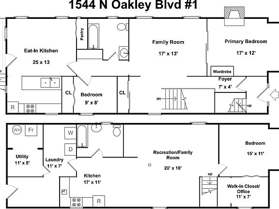 2nd image of 1544 N Oakley Blvd #1