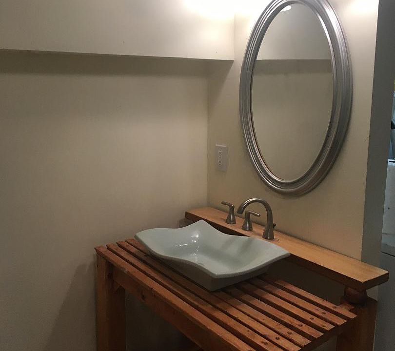 basement vanity