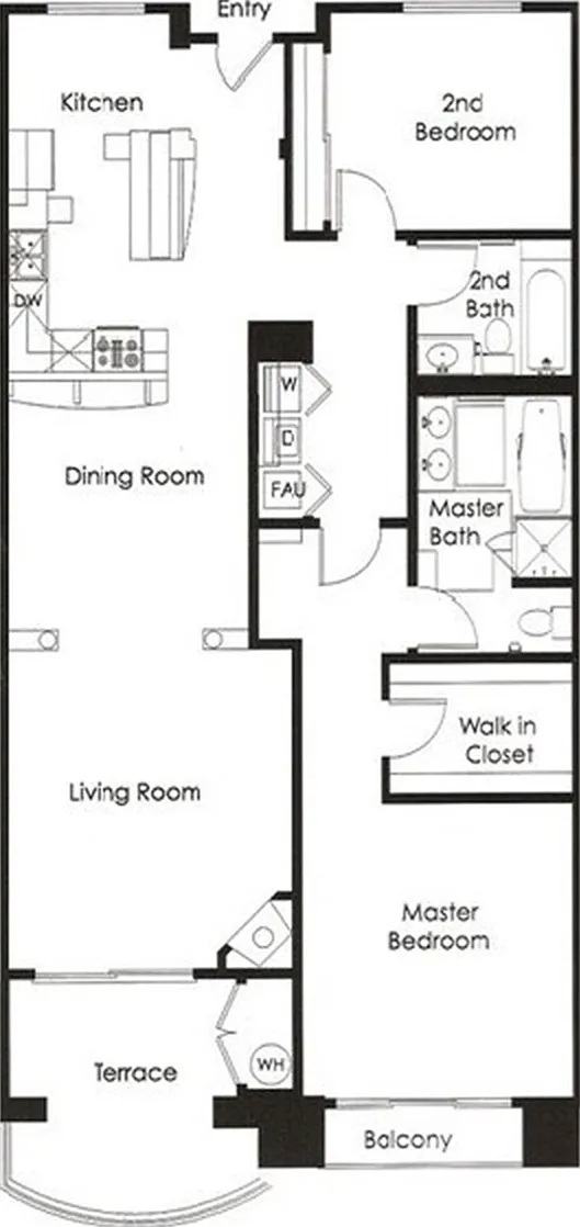 2 bed, 1470 sqft, $3,200 — Photo 2