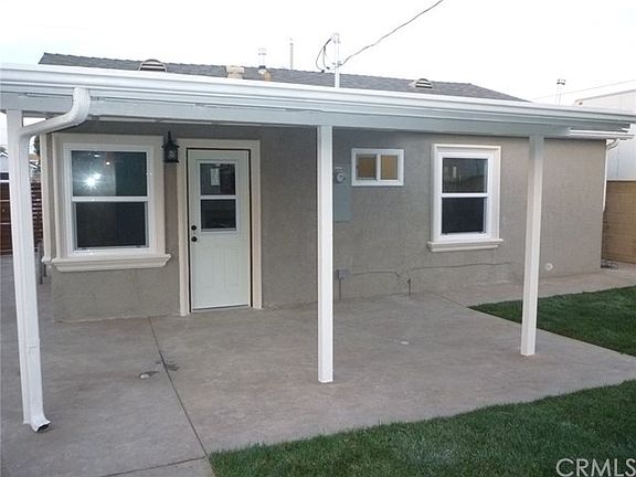 Covered back patio