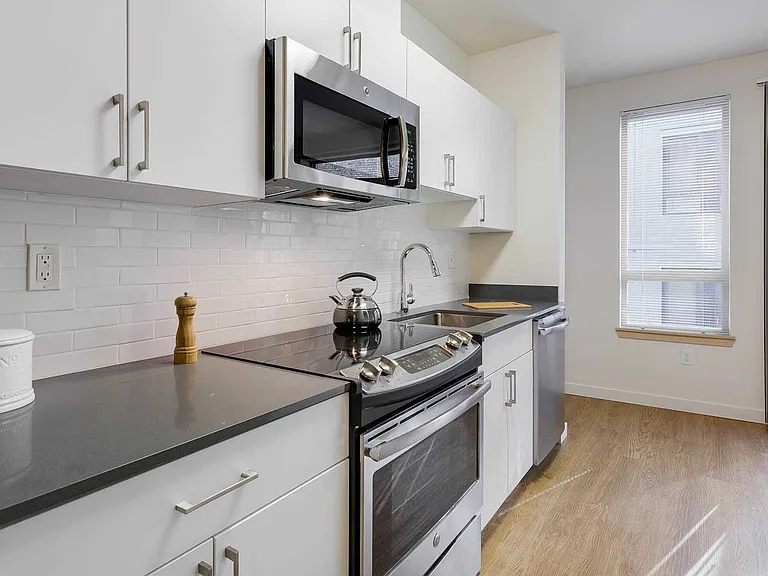 Kitchen with Stainless Steel Appliances