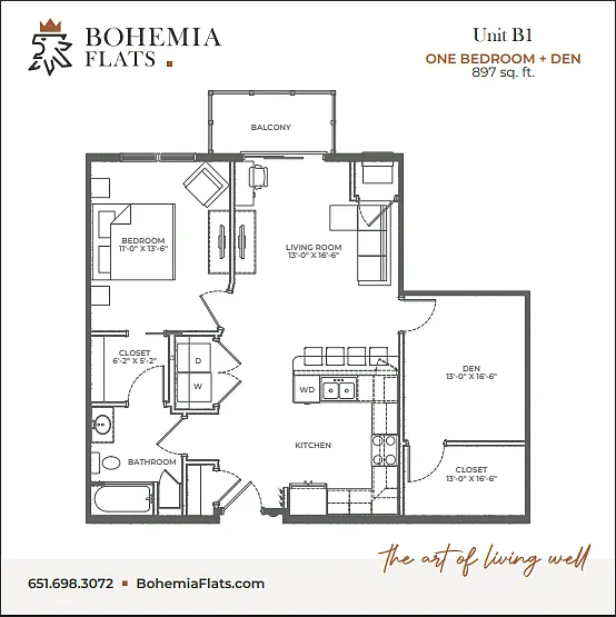 Floor plan B1