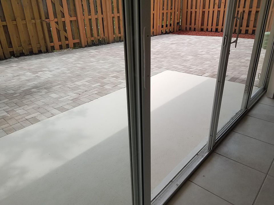 View of back porch unfurnished (unit will be unfurnished)