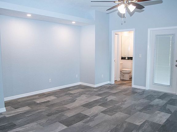 Living room with half bath