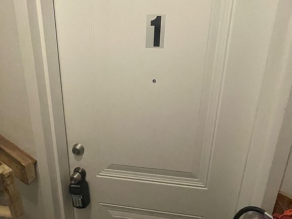 Unit 1 is a ground floor - 2 bedroom, 1 bath unit