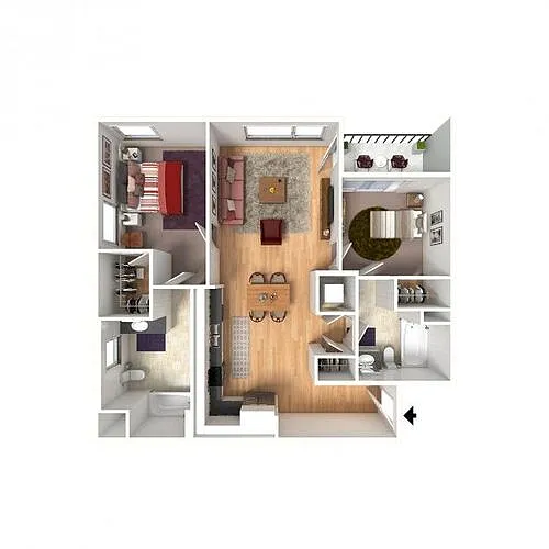 Floor plan B7