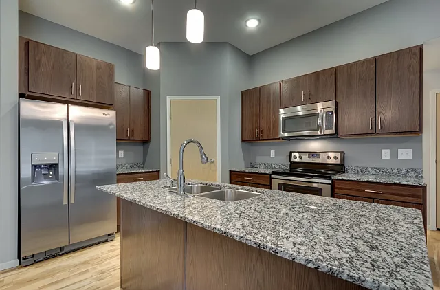 Granite Counters and Corner Pantry Granite Counters and Corner Pantry