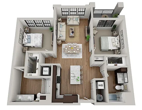 Floor plan 2A