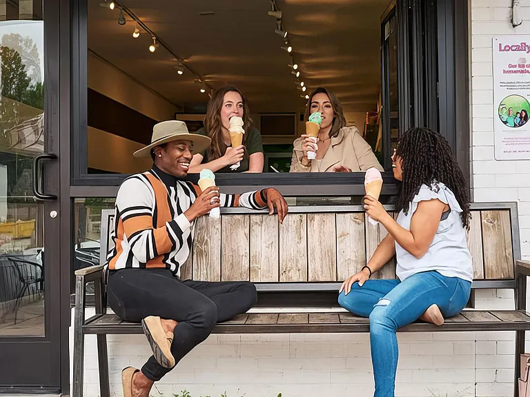 Have a sweet treat at a local ice cream shop