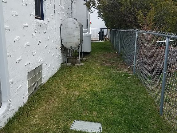 North side of home