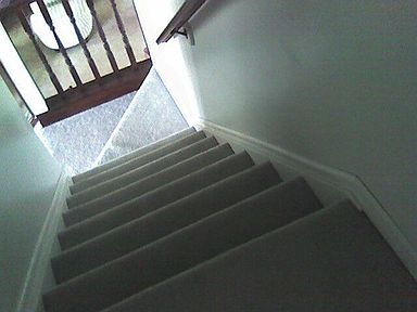 open stairwell to 2nd floor