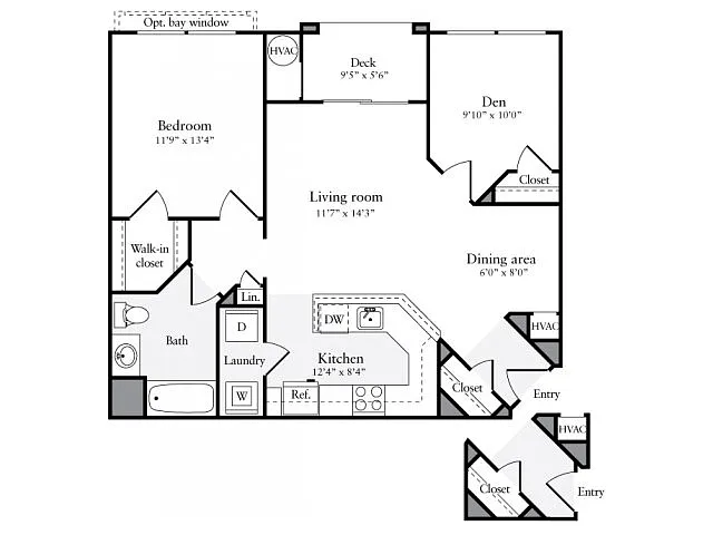 Floor plan 870