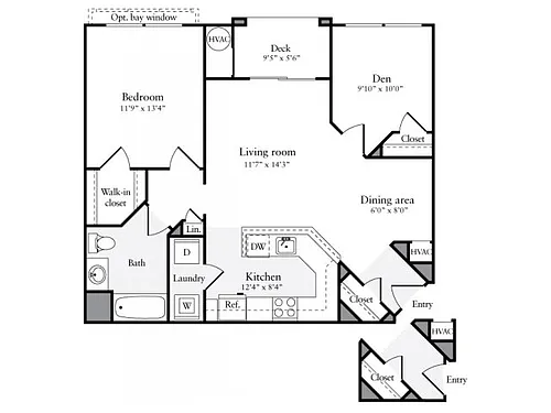 Floor plan 870
