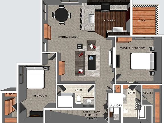 5th image of 7000 S 88th St APT 101