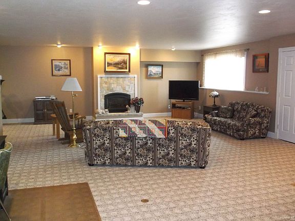 daylight famiy room with gas fireplace