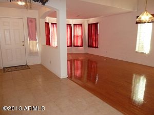 Entry into living room