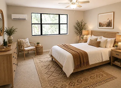 Floor plan Village at Kingsbury - 2 BR / 1 BA