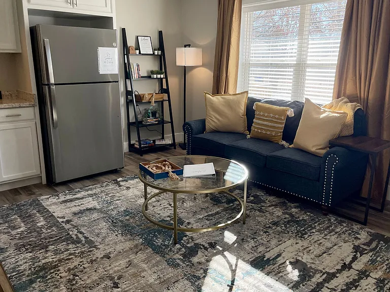 Sofa and coffee table