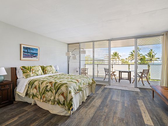 Sleeping area adjoining the back patio/deck