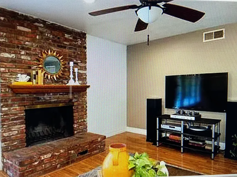 Fireplace in living room