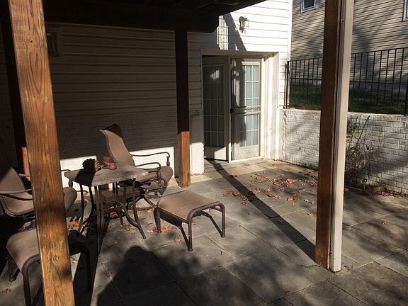 outside patio with grill included