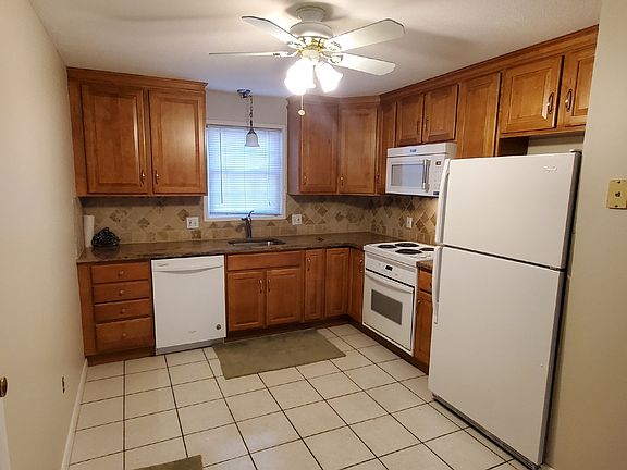 Kitchen, updated cabinetry
Refrigerator 
Granite Counter, Pull out Kitchen Faucet
Electric Range
Microwave
Dishwasher 
Disposal