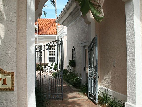 Entrance into courtyard
