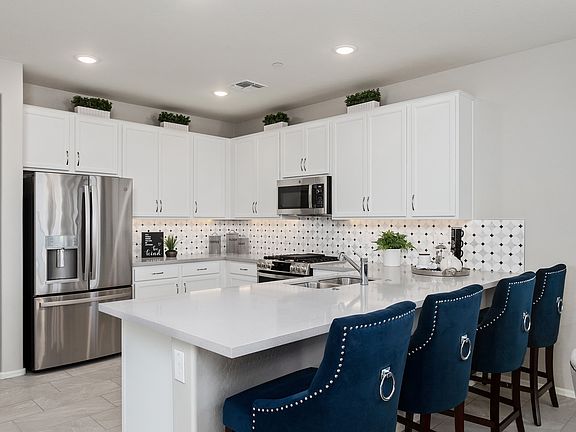 Kitchen with ample cabinet space