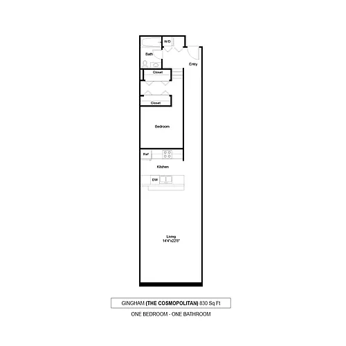 Floor plan Gingham