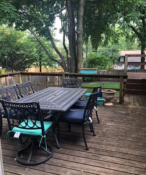 Deck off main dining area