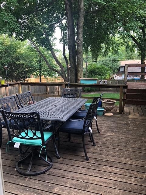 Deck off main dining area