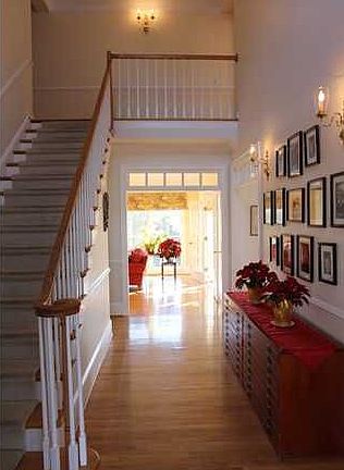 Welcoming entry hall 