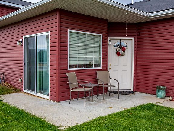 Slider that leads to patio.