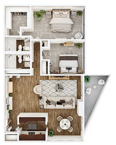 Floor plan B7 Highland
