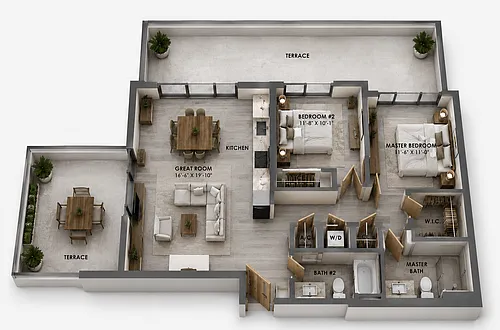 Floor plan B3