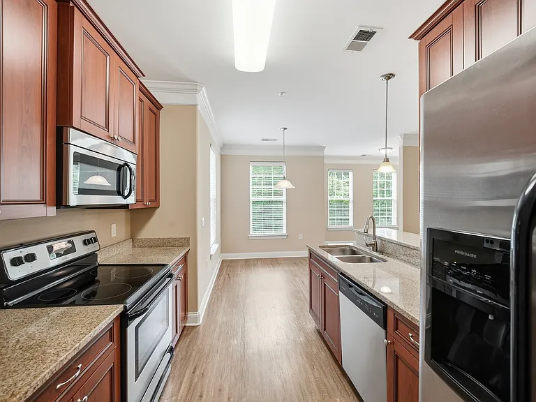 Cook, dine, and gather in a stylish kitchen space.