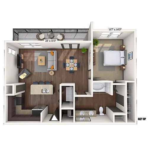 Floor plan Clements