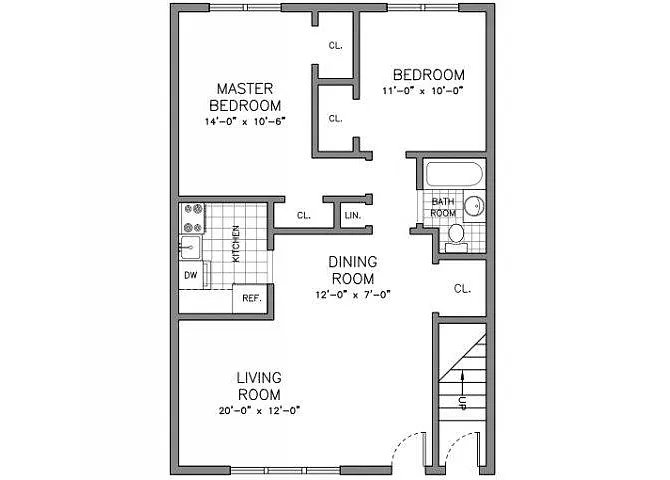 Floor plan RESIDENCE TYPE B