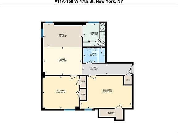 2nd image of 150 W 47th St APT 11A