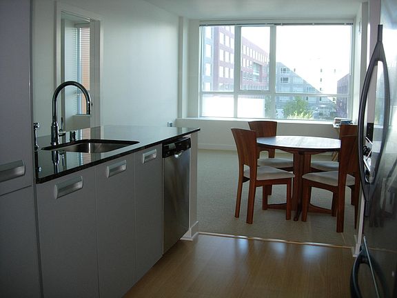 Abundant natural sunlight fills unit throughout day
